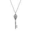 MORGAN & PAIGE Oxidized 925 Sterling Silver Celtic Key Pendant