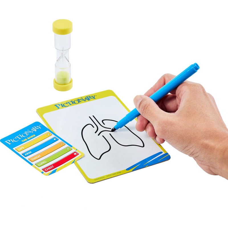 Mattel Games Pictionary Board Game, Drawing Game for Kids, Adults