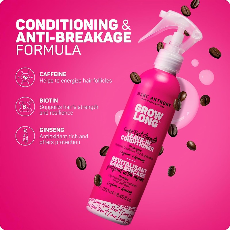 Marc Anthony Strengthening Grow Long Leave-in Conditioner, 8.4 fl oz