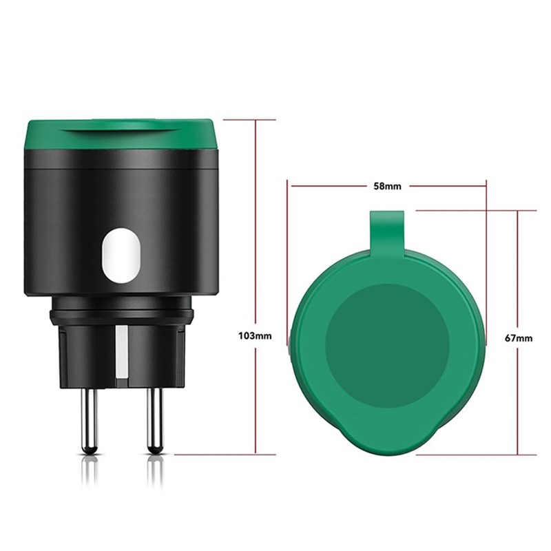 Offgridtec Smart Outdoor Socket WiFi with Smart Life or Tuya