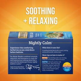 Twinings Nightly Calm Tea 20 Count Herbal Sleep Tea with Chamomile and Herbs