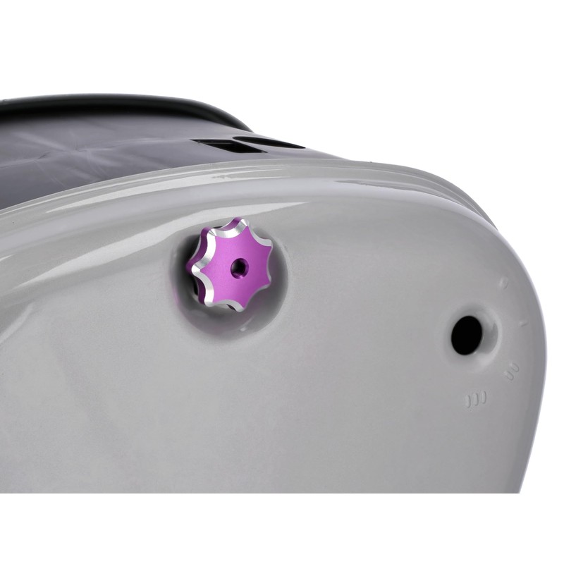 CNC Star Grip Nut Aluminium Anodised Green with Rubber Washer