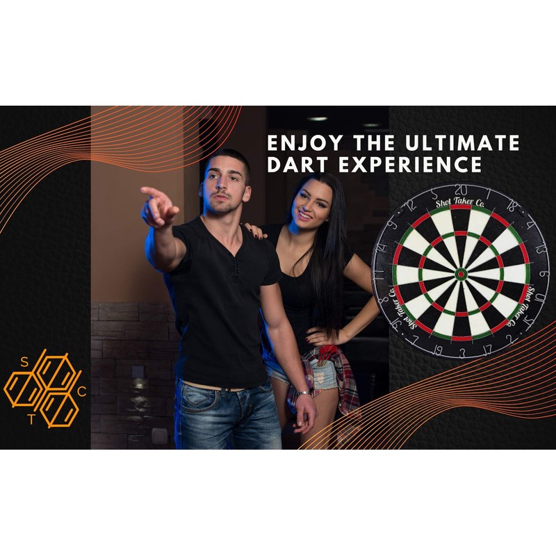 SHOT TAKER CO. EST. 2017 6pc Steel Tip Darts Set
