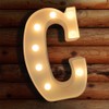 VITI - Letras con luces LED iluminadas para luz nocturna,