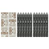 Koh-i-noor 12 Woodless Extra Thick Graphite Pencils. 4B. 8971