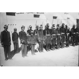 CIPRIANO CASTRO'S SOLDIERS IN UNIFORM VENEZUELA 13X19 PHOTO