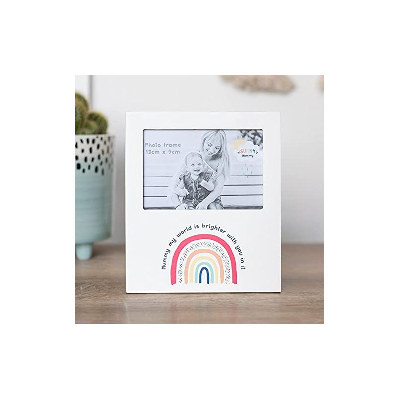 SUNNY MUMMY RAINBOW PHOTO FRAME - Mothers Day Gift.