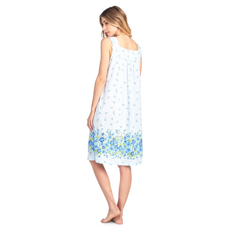 Casual Nights Women's Fancy Lace Floral Sleeveless Nightgown - Purple