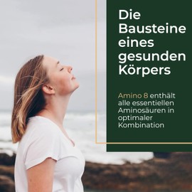 viktilabs VIKTILABS - AMINO 8 [NEU] | Aminos?uren Komplex hochdosiert - 998mg pro Pressling | EAA Vegan | Alle 8 essentielle Aminos?uren (L-Tryptophan, l-Lysin ...) | 150 Tabletten | 100% Natrlich