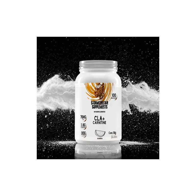 Cla + Carnitina Suplemento Stormcheetah 1kg Polvo 100servis