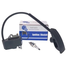 PARTSRUN 4244-400-1307 BR450 BR350 BR350Z BR430 BR430Z Ignition Coil with Spark Plug For STIHL Backpack Blower Sprayer SR430 SR440 SR450 ZF433-HHS