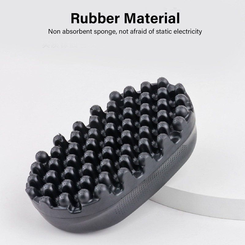 Hair Sponge Set for Men Women,Rubber Curl Hair Brush for