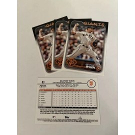 2024 Topps #83 Keaton Winn San Francisco Giants "4-card ROOKIE lot "
