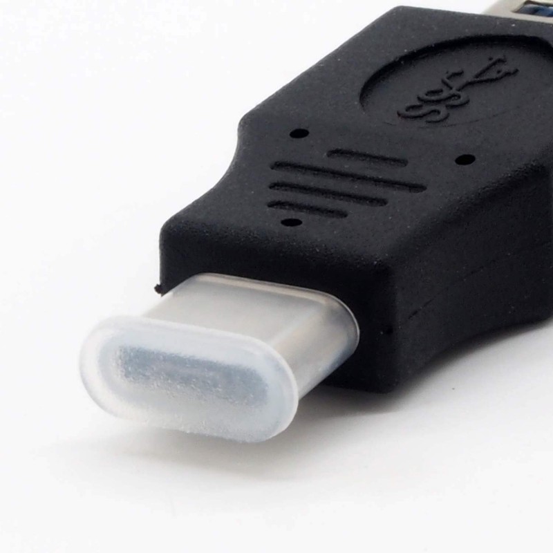 Audio Fan USB Protection Cover, 10 Pack USB-C Male Protective