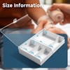 Bandage Organizer with Lid, First Aid Bandage and Tapes Storage