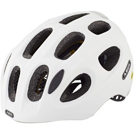 ABUS Youn-I MIPS Kids Helmet - Modern Bike Helmet for Children - for Girls and Boys - White, Size M