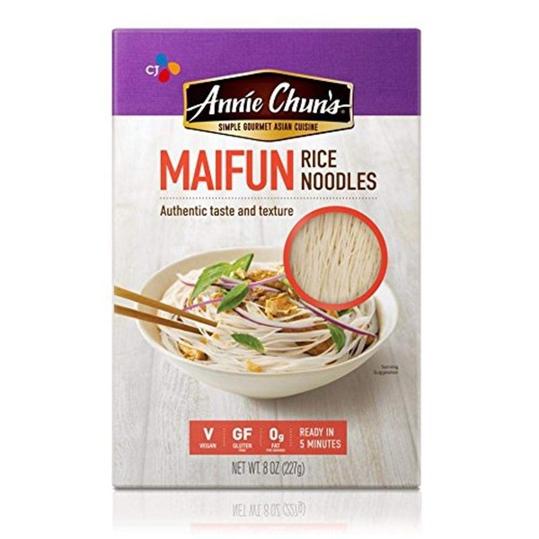 Annie Chun's Rice Noodles, Maifun, Vegan, Gluten-Free, 8-oz (Pack of 6)
