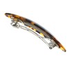 Vingtaine H-604-BR Elegant Simple Barrette Hair Accessory Brown