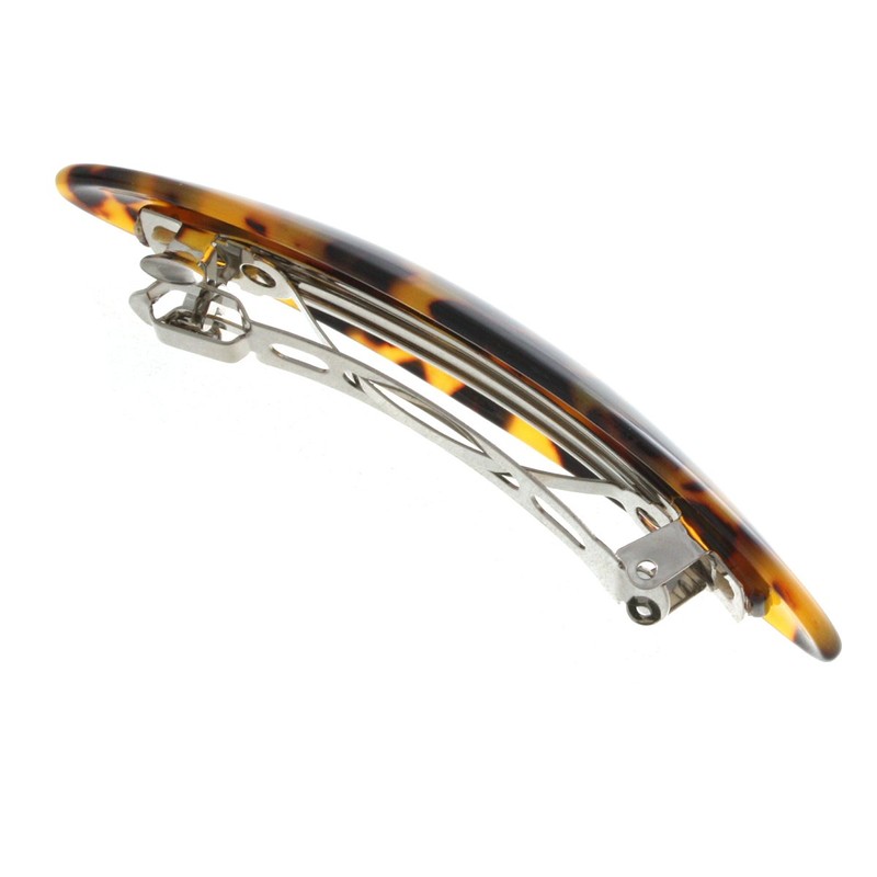 Vingtaine H-604-BR Elegant Simple Barrette Hair Accessory Brown