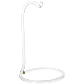 Plymor Clear Acrylic Rod 6.625" Ornament Hanger / Display Stand (6" hang space) (6 Pack)