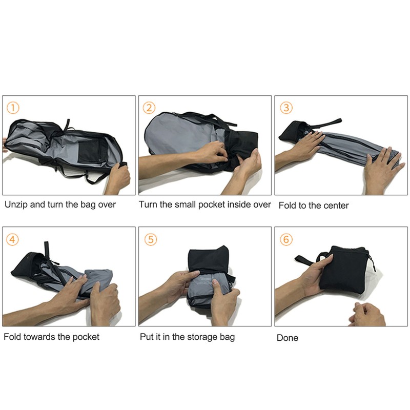 MESOROCK Motorcycle Backpack, Foldable Packable Backpack, Helmet Backpack, Folding Travel