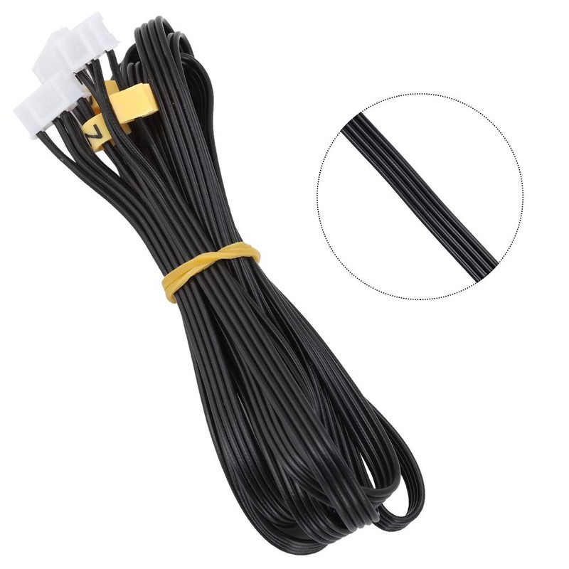 VBESTLIFE 3D Printer Stepper Motor Cable, 1.5M Double Z Axis