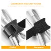 YongHang Cable Ties Resealable Pack of 100 Cable Ties Velcro