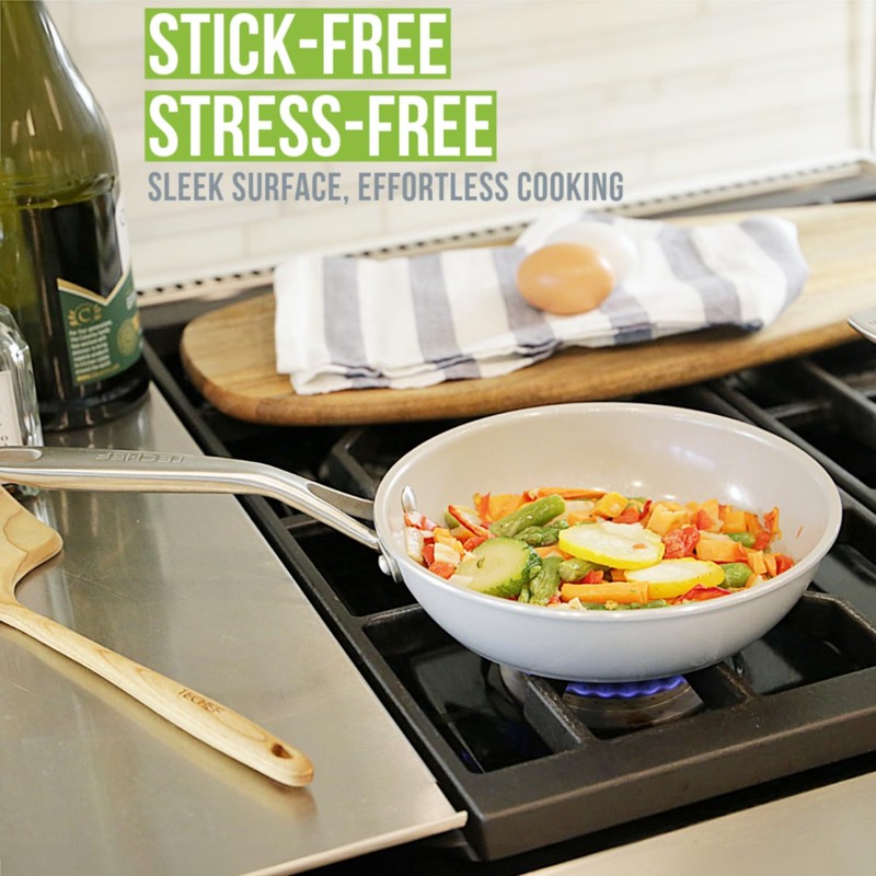 TECHEF - CeraTerra - 8 inch Ceramic Frying Pan –
