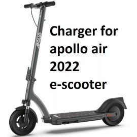 uprith AC Adapter battery Charger For apollo air 2022  electric scooter a2