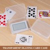 Clear Plastic Playing Card Deck Cases, 8Pcs Plastic Playing Card