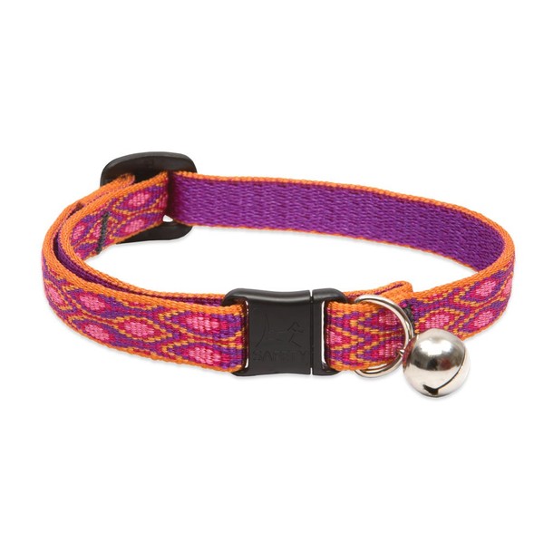 LupinePet Originals 1/2" Alpen Glow Cat Safety Collar with Bell , 8-12"
