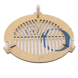 Bahtinov Mask Focusing Mask, Acrylic Telescopic Focusing Mask 80 to 110 mm, Easy Focus for Astrophotography