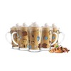 Sendez 6 Latte Macchiato Glasses 300 ml Coffee Glasses Tea