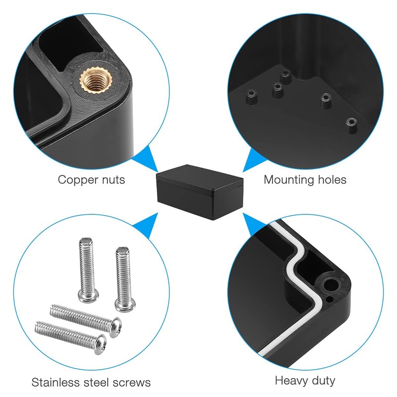 Project Box with Fixed Ear Therlan DIY IP65 Waterproof Junction