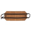 Waxed Canvas Waterproof Large Portable Firewood Holder Bag Log Carrier