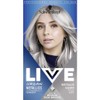 Schwarzkopf LIVE Urban Metallics Vibrant, Long Lasting, Permanent Silver Hair Dye, Infused with Coconut Oil for Shiny Hair, Metallic Silver U71