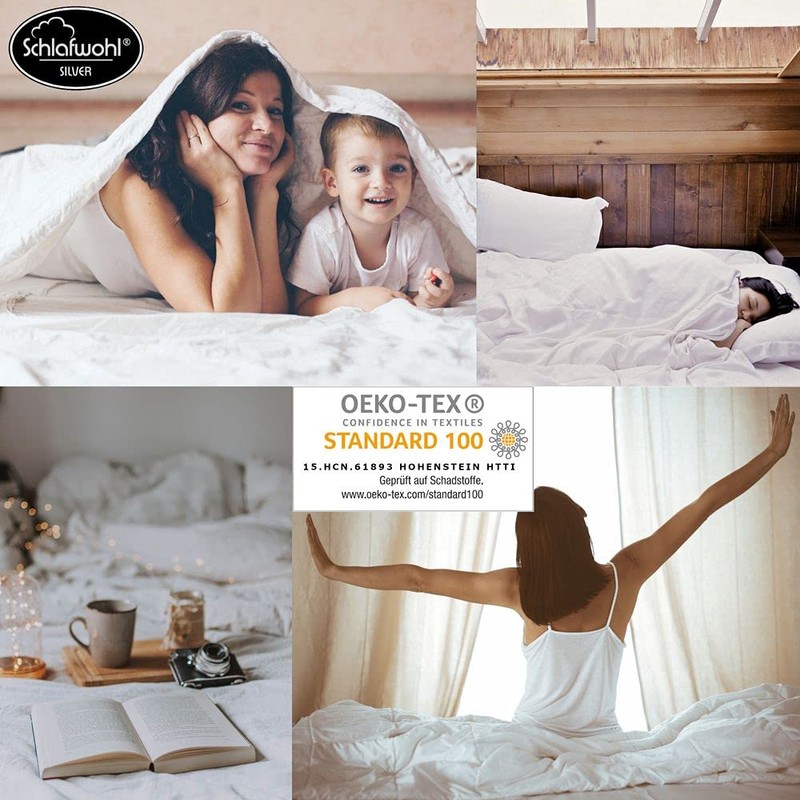 SCHLAFWOHL SILVER • Enzyme Bed Linen 135 x 200 cm