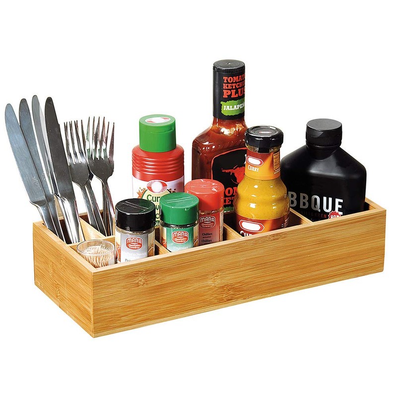 KESPER 70855 Storage Box with 8 Compartments Made of FSC