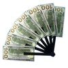 100 Dollar Note Design Folding Hand Fan - USA Souvenir