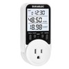 Suraielec Watt Meter, Plug-in Socket Power Meter, 90V-250V Wide Range,