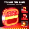 Trailer Tail Light,Truck Rear Lamp - Multifunctional Wireless Brake Tail
