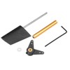 uxcell RC Boat Rudder with L Shape Servo Arm,Rudder Pad