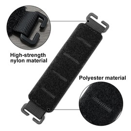 DONGKER Double-Sided Morale Badge Base,MOLLE Patch Hook & Loop Display Board for Backpack MOLLE System
