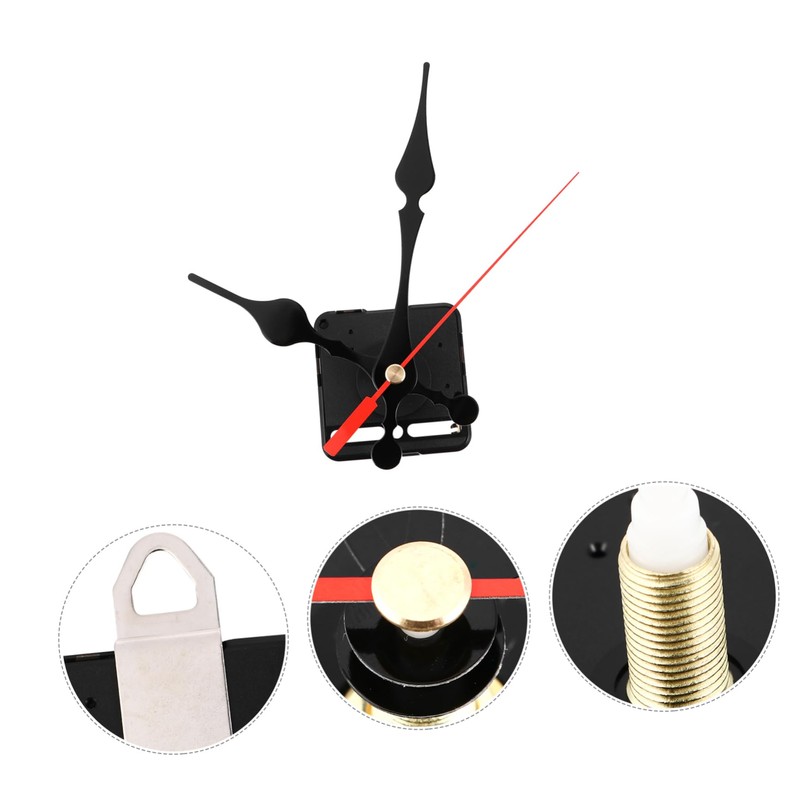 SHINEOFI 3 Sets Clock Movement Replacement Different Lengths Styles Silent
