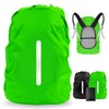 LAMA 2pcs Waterproof Rain Cover for Backpack, Reflective Rainproof Protector