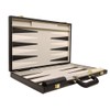 Middleton Games Deluxe Backgammon Board Set - (Black Attache Case)