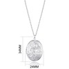 Philip Jones Silver Plated Oval Locket