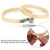 10 Pieces Round Embroidery Hoop 4 Inch Adjustable Bamboo Circle