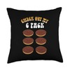 Check Out My Six Pack Pecan Pie Throw Pillow