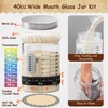 Angadona Sourdough Starter Kit, Sourdough Bread Baking Supplies, 40oz Sourdough